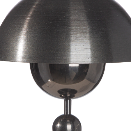 Lampa de masa, Sfera, "Metallique", Fier, culoare argintie, PU 1, H 43,5 cm, A. 26,5 cm [2]