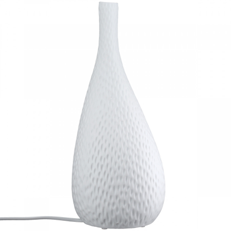 Lampă de masă, Sticlă, Porțelan, alb, PU 1, H 32 cm, D 13 cm [1]