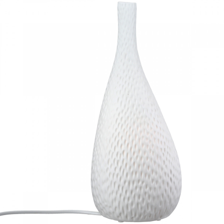 Lampă de masă, Sticlă, Porțelan, alb, PU 1, H 32 cm, D 13 cm [2]