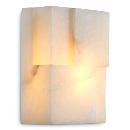 ILUMINAT - Lampa de perete Fabiano alabastru |W. 19 | D. 9 | H. 24.5 cm 