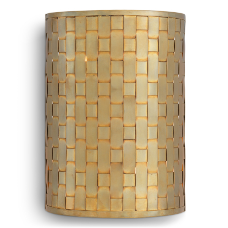 Lampa de perete Lausanne cu finisaj vintage din alama |W. 21.5 | D. 11 | H. 30.5 cm  [1]