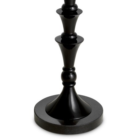 Lampa de podea Arabella cu finisaj negru pian, Abajurul este inclus |W. 17 | max W. 55 | H. 162.5 cm  [4]