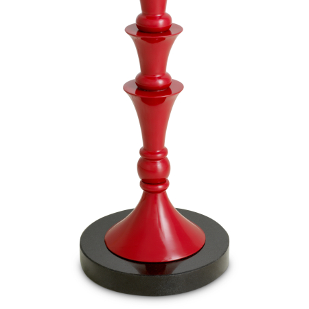 Lampa de podea Arabella finisaj rosu bordeaux cu abajur [4]