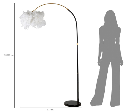 Lampa de podea Arc cm 100x150-180 [4]