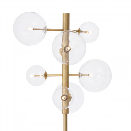 Lampă de podea Argento, finisaj din alamă cu aspect vintage, Dims: Ø 67 | H. 180  (CM) [3]