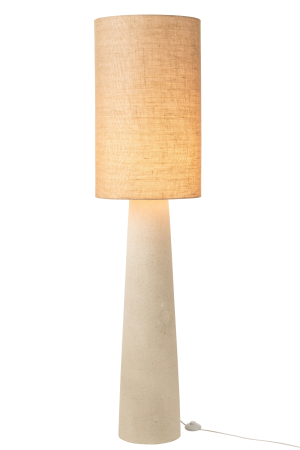 Lampa de podea Ava din fibra de sticla/iuta natur, L | L 42X l 42X H 168.5 cm [2]