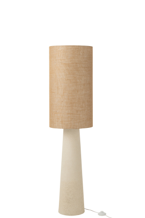 Lampa de podea Ava din fibra de sticla/iuta natur S | L 35X l 35X H 140 cm [1]
