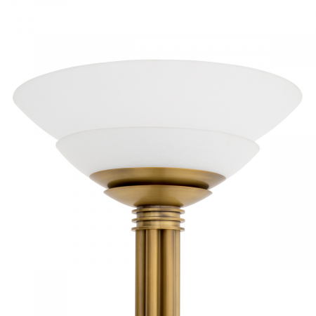 Lampă de podea Figaro, finisaj din alamă cu aspect vintage, Dims: W. 40 | max W. 60 | H. 195  (CM) [4]