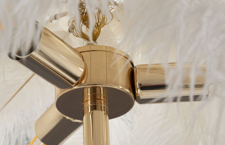 Lampa de podea, Palm, Alb, Cm Ø 55X160 [3]