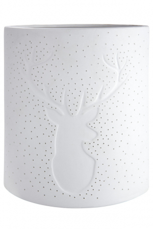 Lampa, DEER, Portelan, Alb, 9.5X16X20 cm [2]
