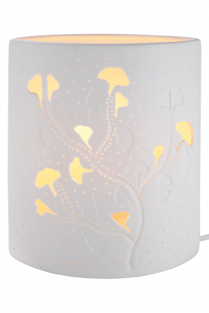 SALE % - Lampa ELLIPSE GINKGO, portelan, 17 x 9 x 20 cm