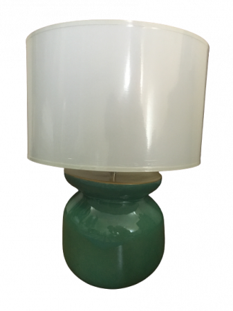 Veioze - Lampa HERITAGE, ceramica, turquoise, 29x23.5 cm