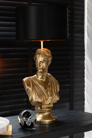 Lampa Lady Bust, Rasina, Auriu, 38.5X38.5X72 cm [3]