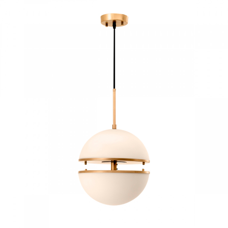 Lustre - Lampă suspendată, Spiridon Single, finisaj din alamă cu aspect vintage, Dims: Ø 30 | H. 190 | min H. 60 | Adjustable (CM)