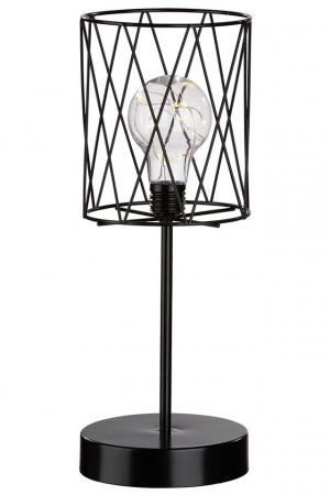 Lampa, VINO, Metal, Negru,10 LED, 12X12X32 cm [1]