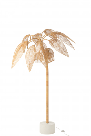Lampadare - Lampadar Coconut 150 cm, Otel/fibre naturale