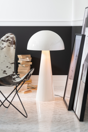 Lampadar Mushroom, Metal/Fier, Alb, 51x51x97.5 cm [3]