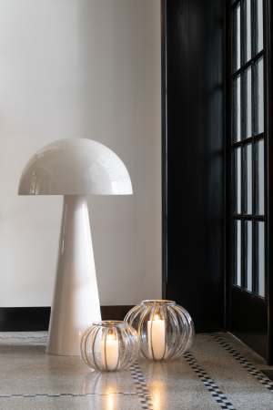 Lampadar Mushroom, Metal/Fier, Alb, 51x51x97.5 cm [4]