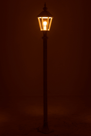 Lampadar Pole pentru exterior, Metal/Fier, Alb, 26x26x210 cm [2]