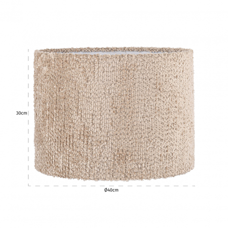Abajur Emily 40Ø (Be Lovely 170 Bej), Dims: 30.0 x 40.0 x 40.0 cm [1]