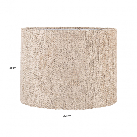 Abajur Emily 50Ø (Be Lovely 170 Bej), Dims: 38.0 x 50.0 x 50.0 cm [1]