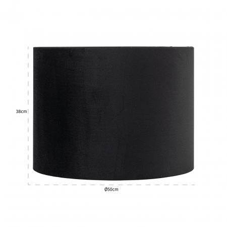 Abajur Jaylinn 50Ø (Negru), Dims: 38.0 x 50.0 x 50.0 cm [1]