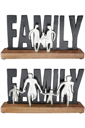 SALE % - Litere Aluminu Familie Set 2