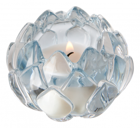 LOTTA, Suport de tea lights din sticlă, menta, h.5 cm, d.8,5 cm [2]