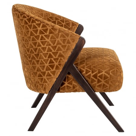 Fotoliu lounge Mia gold triangle (Triangle 2013 old gold) [1]