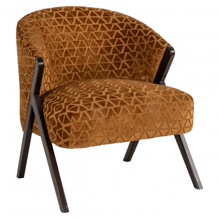 Fotolii - Fotoliu lounge Mia gold triangle (Triangle 2013 old gold)