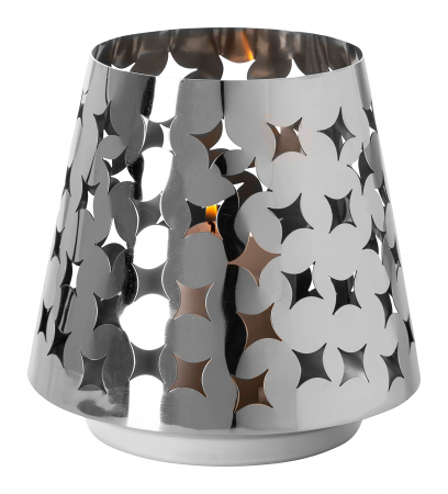 LUMA, Suport lumânare, romb, inox, d.19, h.19 cm [1]