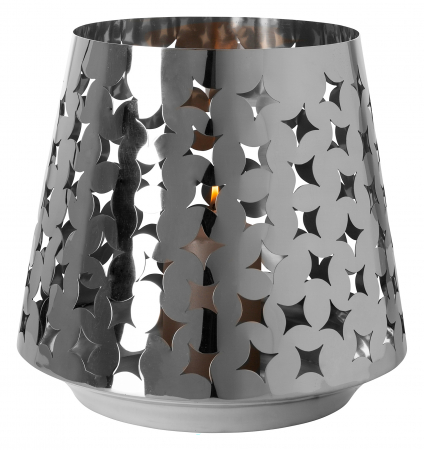 LUMA, Suport lumânare, romb, inox, d.32, h.30 cm [1]