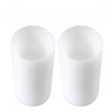 Lumanare artificiala adanca ø 10 x H. 21 cm alb S/2, Dims: Ø 10 | H. 21  (CM) [4]