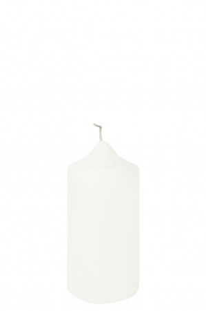 SALE % - Lumanare Candle, Parafina, Alb, 15x8 cm