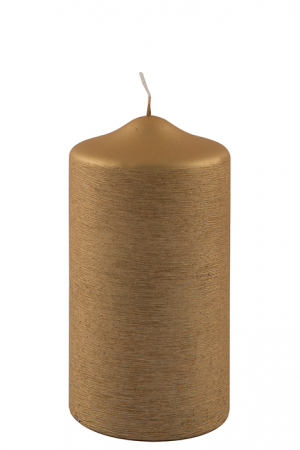 Lumanari - Lumanare Candle, Parafina, Auriu, 10x8 cm