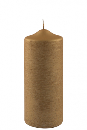 Lumanari - Lumanare Candle, Parafina, Auriu, 10x8 cm