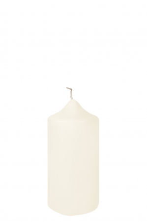 Lumanare Candle, Parafina, Crem, 15x8 cm [1]