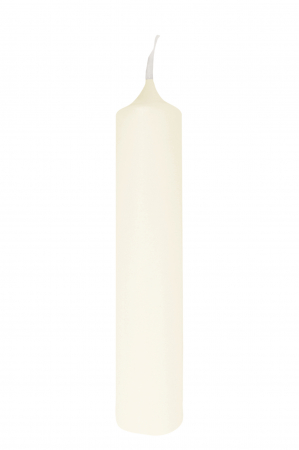 SALE % - Lumanare Candle, Parafina, Crem, 20x4 cm