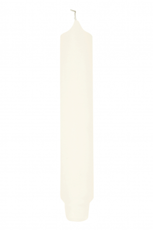 SALE % - Lumanare Candle, Parafina, Crem, 25x3 cm