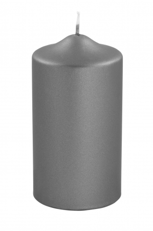 Lumanari - Lumanare Candle, Parafina, Gri, 15x8 cm