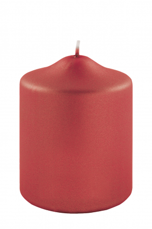 Lumanari - Lumanare Candle, Parafina, Rosu, 8x10 cm