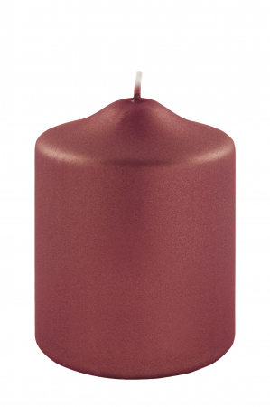 Lumanari - Lumanare Candle, Parafina, Rosu inchis, 8x10 cm