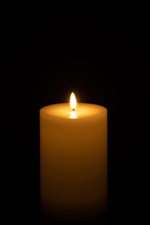 Lumanare, Ceara, Alb, 10x10x18.5 [2]