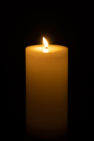 Lumanare, Ceara, Alb, 10x10x23 [3]