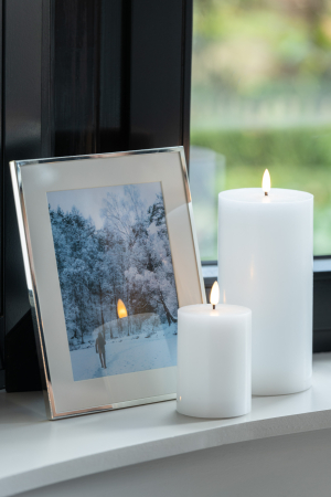 SALE % - Lumanare, Ceara, Alb, 10x10x23