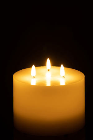 Lumanare, Ceara, Alb, 15x15x14 [3]