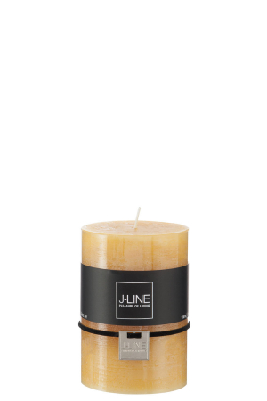 SALE % - Lumanare, Ceara, Galben, 7x7x10