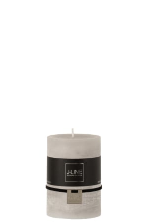 Decoratiuni - Lumanare, Ceara, Gri, 7x7x10