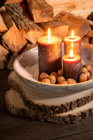 Lumanare, Ceara, Maro, 5x5x7.5 [2]