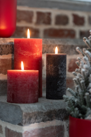 Lumanare, Ceara, Negru, 7x7x15 [2]